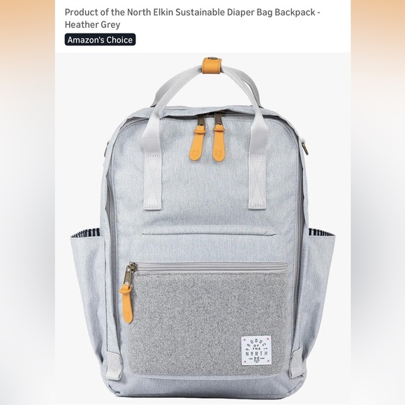 product of the north Handbags - Elkin sustainable diaper bag backpack